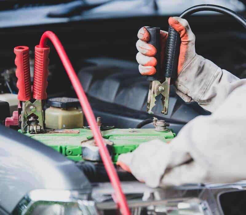 Charging A 12 Volt Battery With Jumper Cables Charging A 12 Volt Battery With Jumper Cables
