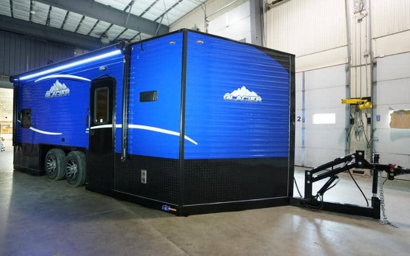 Best 4 Season Travel Trailer And RV Campers For Cold Weather Camping 10 Glacier A818RD