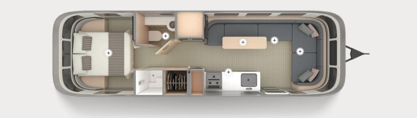 Globetrotter® 30RB floor plan Globetrotter® 30RB floor plan