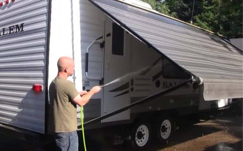 _Hose Both Sides Of Your Awning RV Awning Off