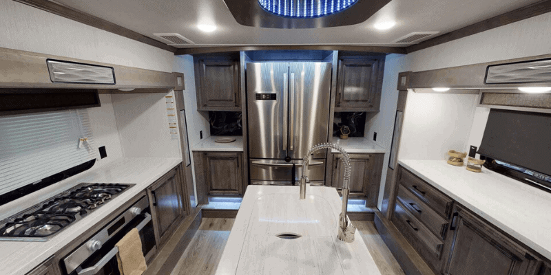 2020 Forest River RV Cedar Creek 38EFK Front Kitchen