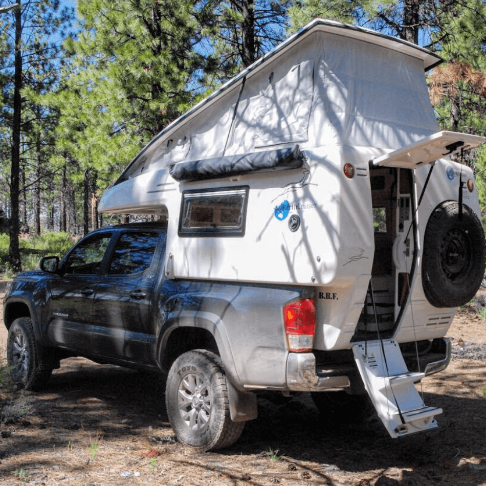 12 Of the Best Small Truck Campers On the Market Right Now 7 EarthCruiser GZL Open Panel