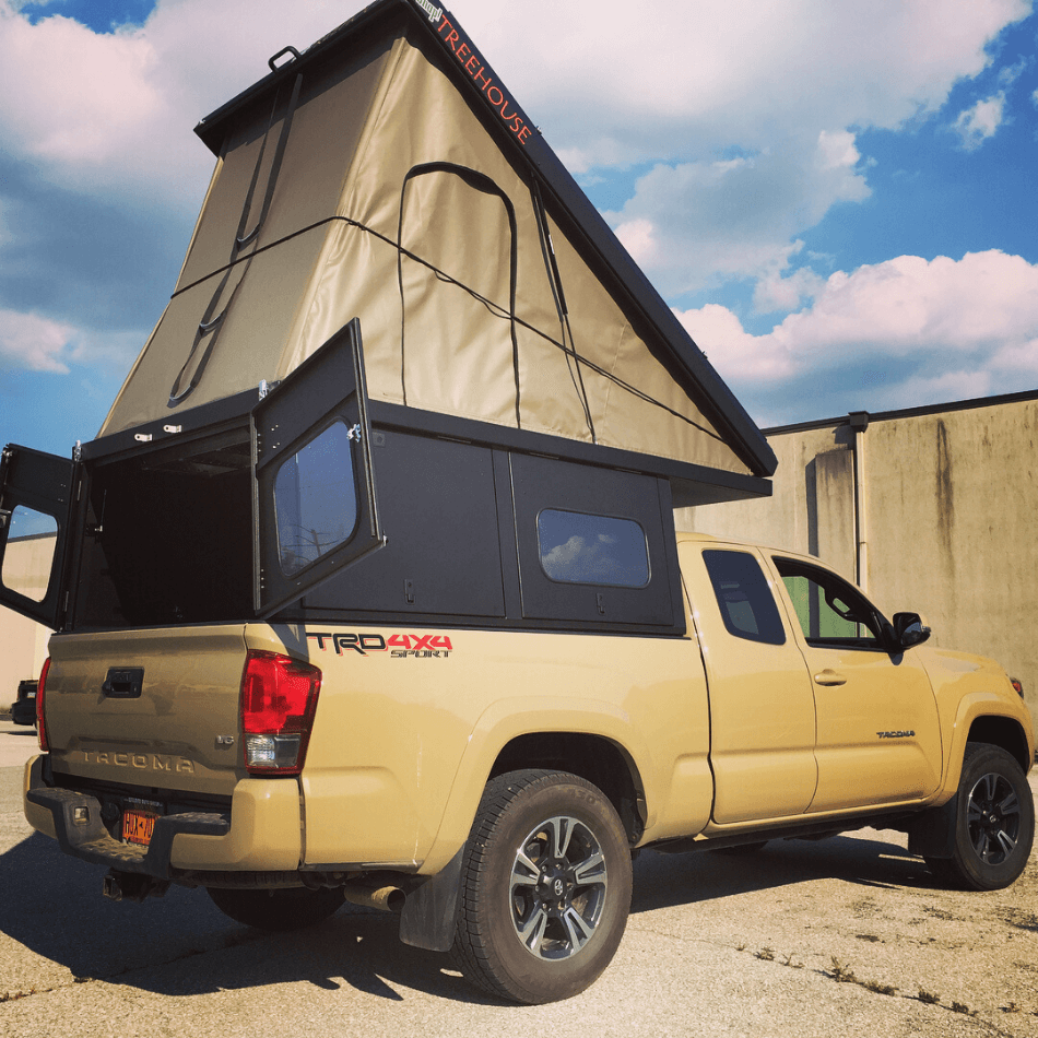 12 Of the Best Small Truck Campers On the Market Right Now 5 Standard Snap! Treehouse Open Panel