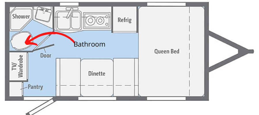 The Micro Minnie By Winnebago floor plan The Micro Minnie By Winnebago floor plan