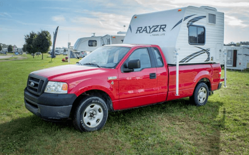 12 Of the Best Small Truck Campers On the Market Right Now 10 Travel Lite RAYZR FB-M