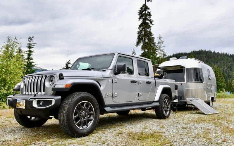 Airstream Sport 16RB towing Airstream Sport 16RB towing