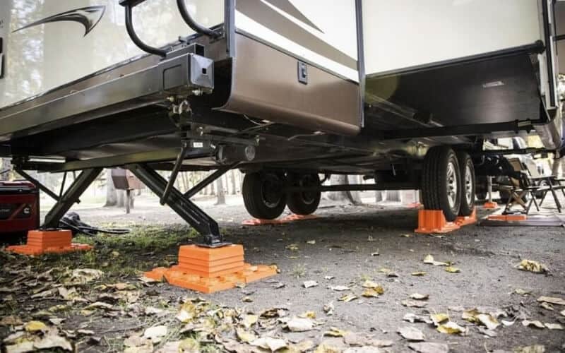 How To Level A Travel Trailer On A Permanent Site