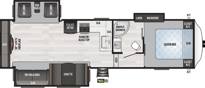 Springdale 253FWRE floorplan Springdale 253FWRE floorplan