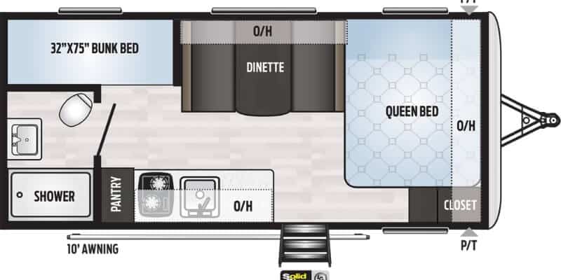 2020 Keystone - Springdale 1800BH Floorplan 2020 Keystone - Springdale 1800BH Floorplan