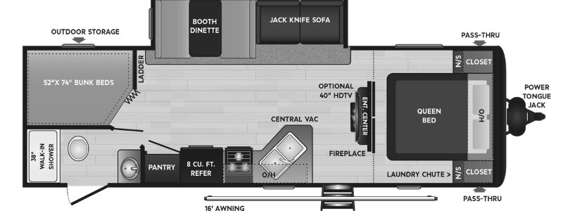 2020 Keystone – Hideout 272 LHS 2020 Keystone – Hideout 272 LHS