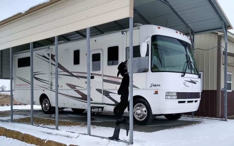 Storing An RV Outside In The Winter