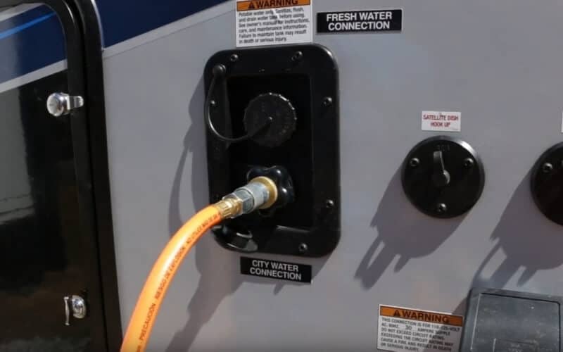 Connect Blowout Plug and Air Compressor Connect Blowout Plug and Air Compressor
