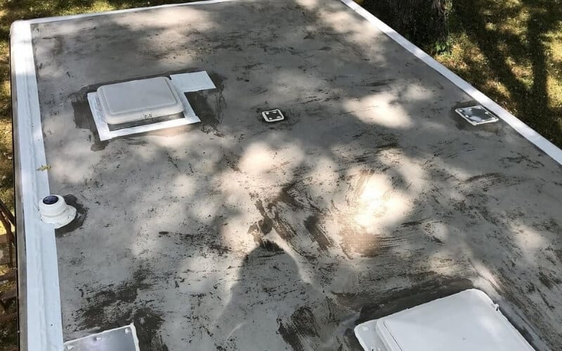 travel trailer vinyl roof repair