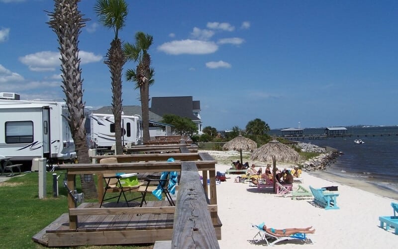 Beachfront RV Parks And Campgrounds In Florida