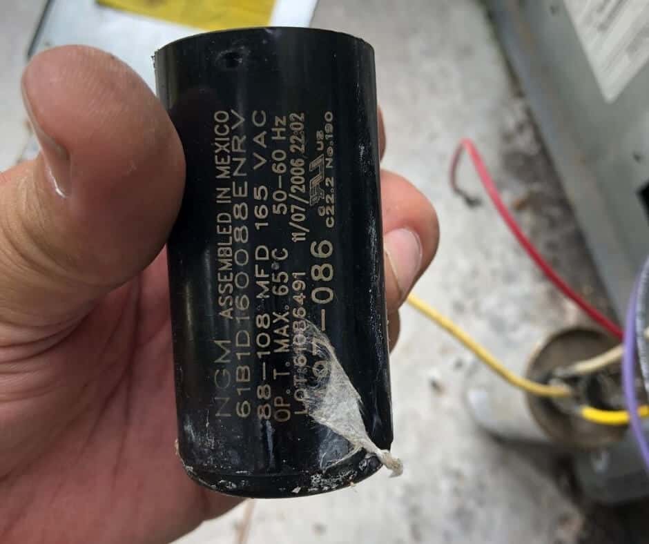 What Does A Bad Air Conditioner Capacitor Look Like What Does A Bad Air Conditioner Capacitor Look Like