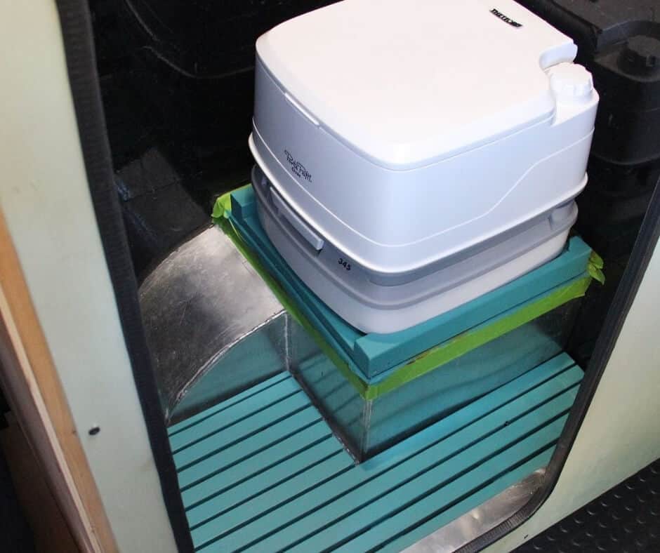10 Best camper vans with bathrooms including shower and toilet setups 5 Portable Toilet
