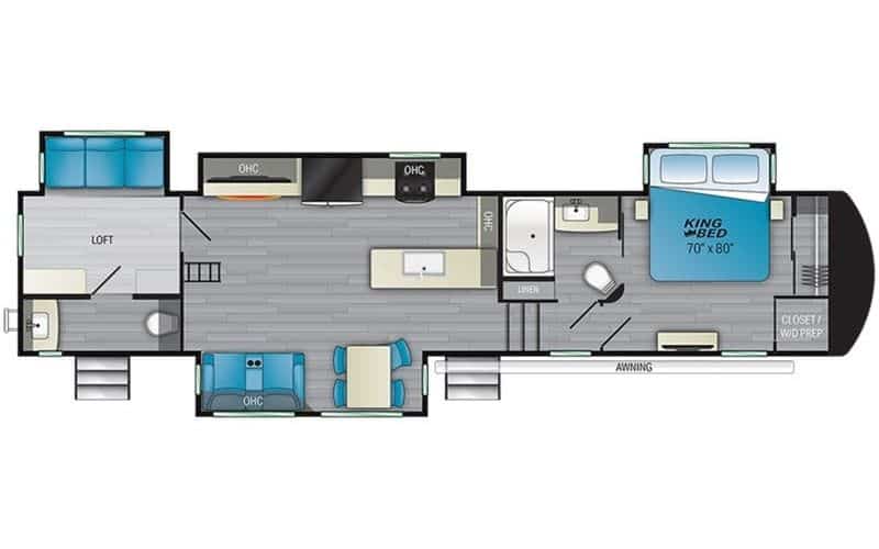 15 Excellent RVs and Campers With Lofts for Families Who Need Extra Space for Their Kids 3 2022 Heartland - Big Country BC 3875 ROL Fifth Wheel