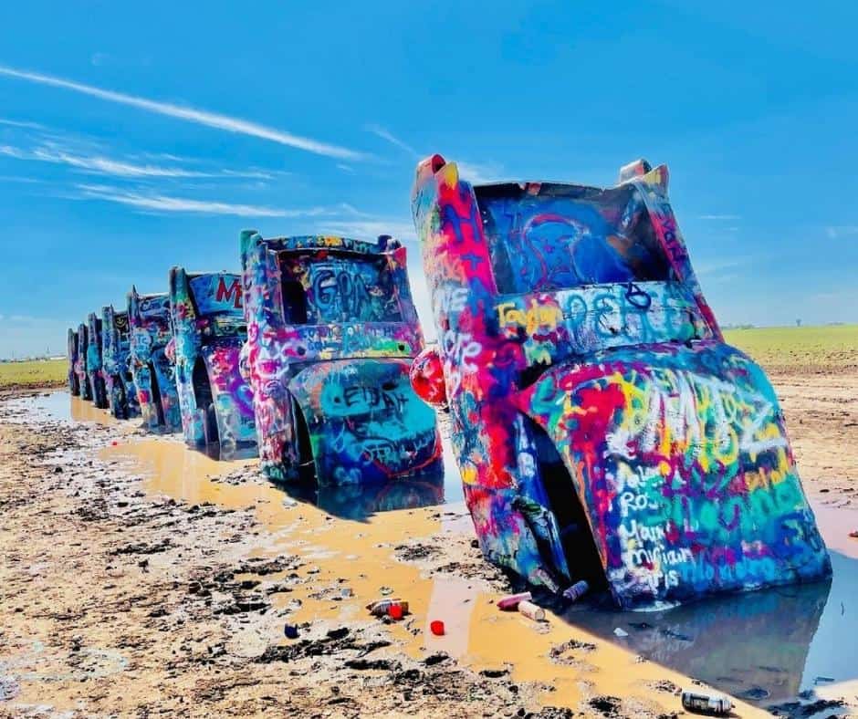 Weirdest Roadside Attractions in all 50 states across America 44 Cadillac-Ranch-Texas