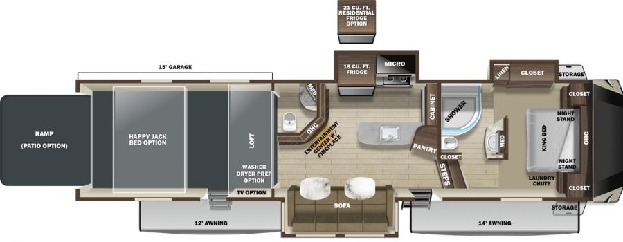6 Of The Best RVs With Motorcycle Storage 7 Highland Ridge Highlander