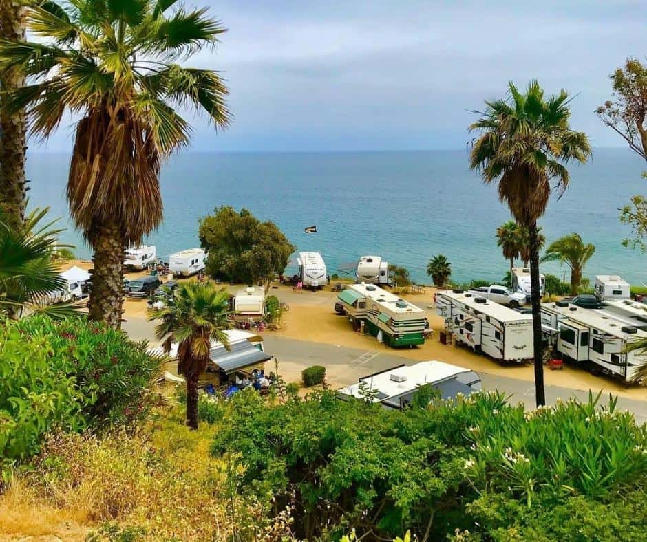 Best RV Parks And Campgrounds In California To Get The Most Out Of The Golden State 2 Malibu-Beach-RV-Park–-Malibu-Beach-1