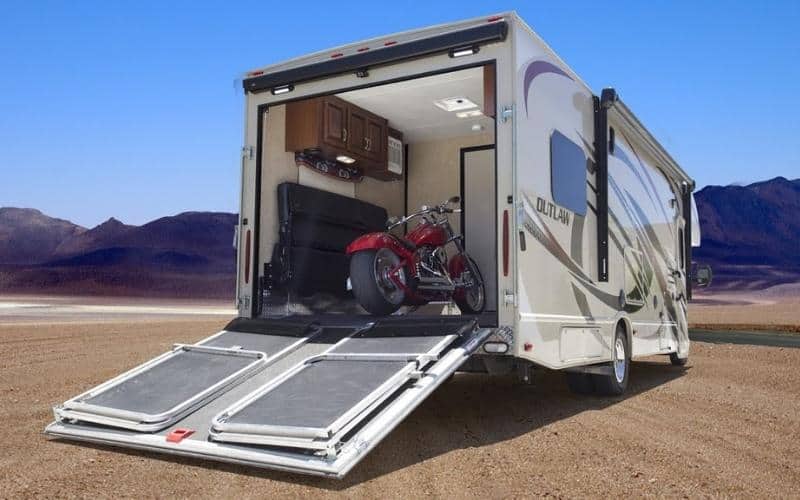 The Best RVs With Motorcycle Storage