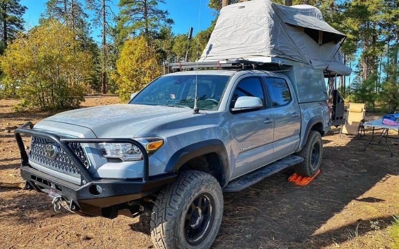 Top 7 Amazing Truck Camper For The Toyota Tacoma 4 The-Overland-Equipment-Habitat