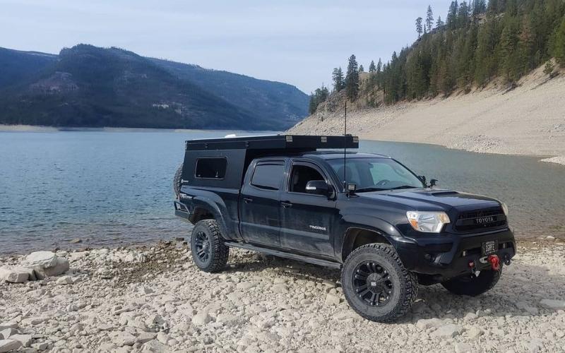 Top 7 Amazing Truck Camper For The Toyota Tacoma 3 The-Vagabond-Drifter