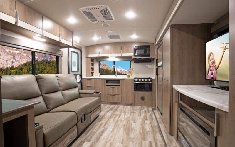 7 Awesome Travel Trailer Floor Plans with Rear Kitchens 10 Disadvantages of a Rear Kitchen Travel Trailer
