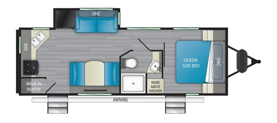 7 Awesome Travel Trailer Floor Plans with Rear Kitchens 8 Heartland RV Sundance XLT 242RK
