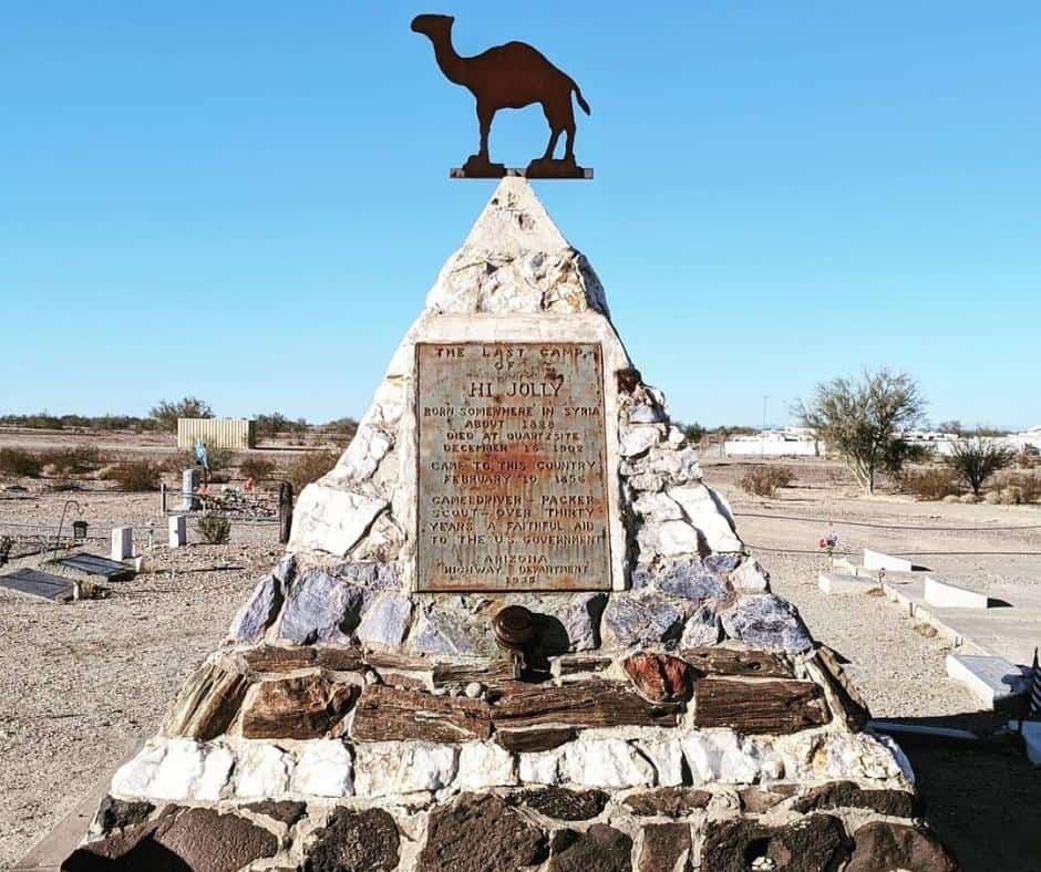 The 8 Best RV Parks And Campgrounds in Quartzsite, Arizona 13 Hi Jolly’s Tomb