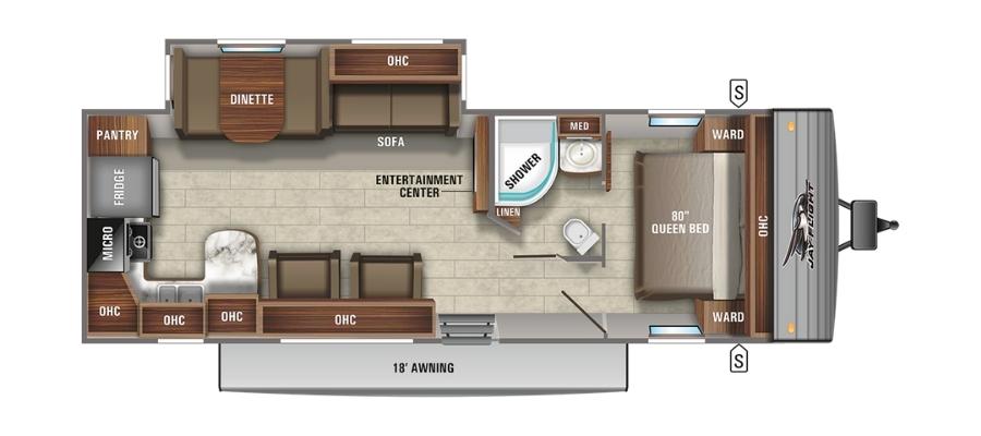 7 Awesome Travel Trailer Floor Plans with Rear Kitchens 7 Jayco Jay Flight 29RKS