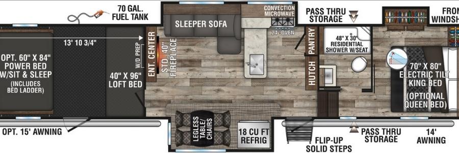 5 Best Toy Hauler RVs With Slide-Outs that Offer Unrestricted Living Space 6 K-Z – Venom V4114TK