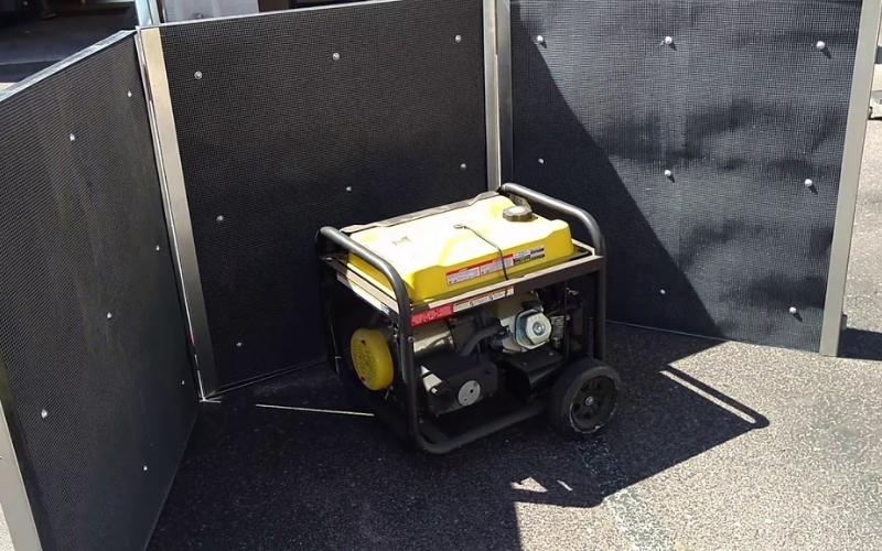 7 Practical Ways Make An RV Generator Quieter 3 Set Up Sound Deflectors