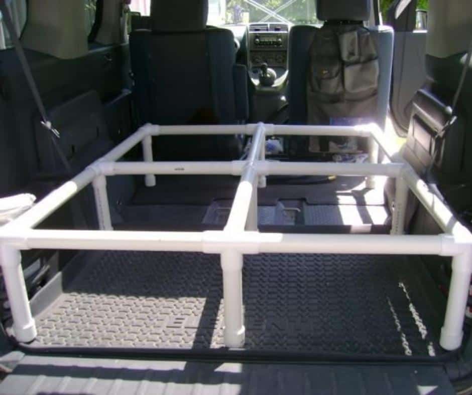 6 Sleeping Platforms Ideas for Truck Camping 3 Build It Out Of PVC!