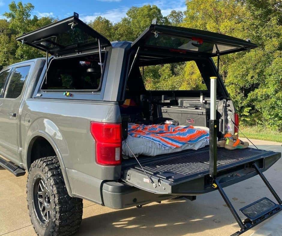 6 Sleeping Platforms Ideas for Truck Camping 2 Just Put A Mattress In There!