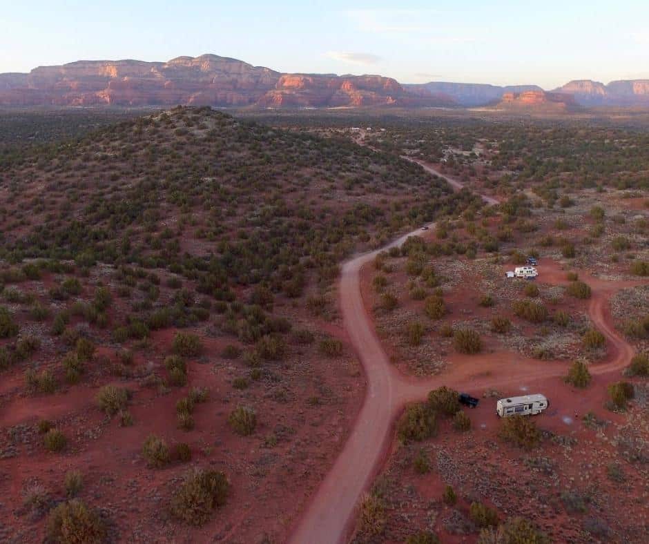 8 Incredible Free Camping Spots In Sedona, Arizona You'll Love 7 Loy Butte Dispersed Camping