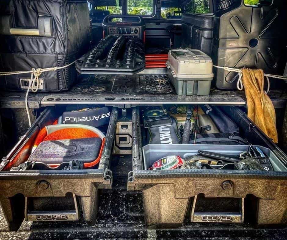 6 Sleeping Platforms Ideas for Truck Camping 6 Purchase Decked Drawers