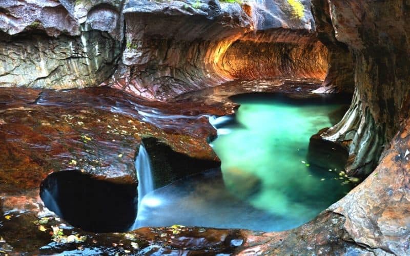 Emerald Pool in Zion National Park, Utah