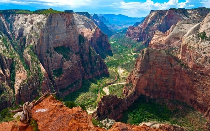 Zion canyon from Observation Point 