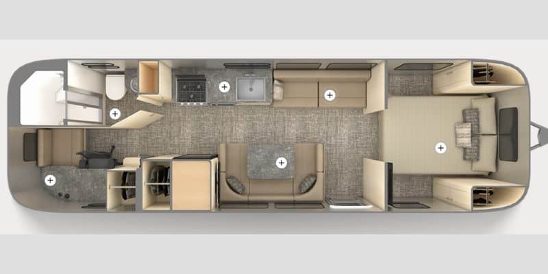 The 9 Best Travel Trailer For Full-Time Living in 2023 8 Airstream Flying Cloud 30FB Office