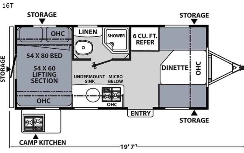 6 Best Small Camper Trailers for Couples On The Move 6 Coachmen - Apex Tera 16T