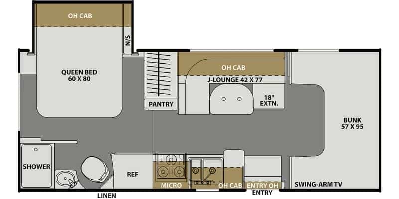 Travel Small, Live Big: 6 Class C Motorhomes Under 25 Feet for Your 2023 Adventures 5 Coachmen Freelander 21RS