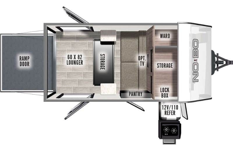 Our Top 8 Picks for Small Yet Spacious Toy Hauler Campers in 2023 10 Forest River No Boundaries NB10.6