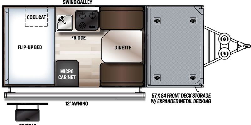 8 Best Hard-Sided Pop-Up Campers Worth Buying In 2023 5 Forest River Rockwood Hard Side A122TH