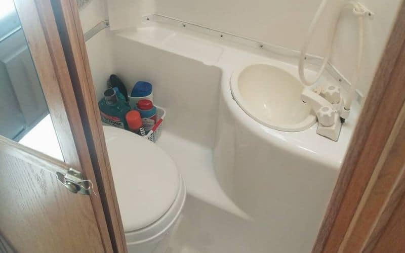 RV Shower Toilet Combo