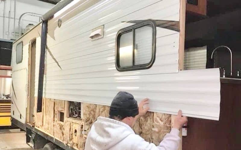 Rv Siding Materials Which Type Is Best For Camper Exterior Walls - Rv Exterior Wall Repair Do It Yourself