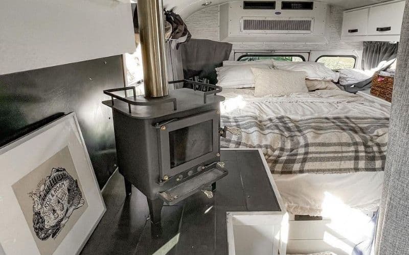 Pellet Stove in camper