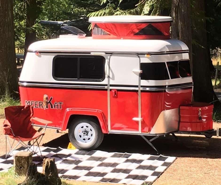 8 Great Campers That Fit In a Garage And You Can Stand Up In 9 Meerkat Travel Trailer