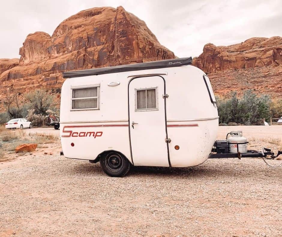 8 Great Campers That Fit In a Garage And You Can Stand Up In 4 The Scamp 13