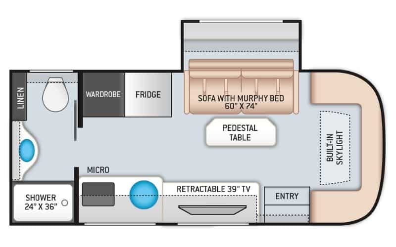The 6 Cheapest New Class B RVs You Can Buy in 2023 5 2022 Thor Motor Coach Gemini 23TE
